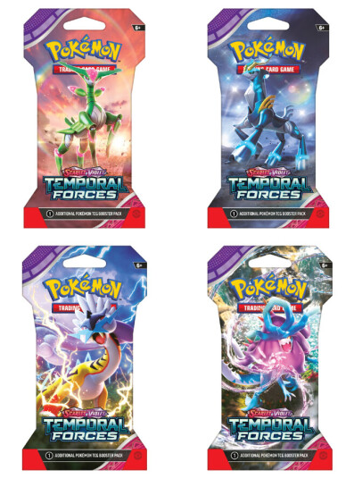 Pokemon SV4 Temporal Forces Blister 1P POK85663 Pokemon SV4 Temporal Forces Blister 1P POK85663