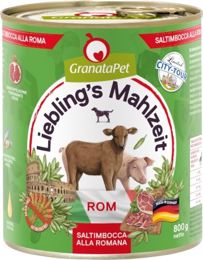 Granatapet Våtfôr Liebling'S Måltid City Tour Roma Saltimbocca Alla Romana 6 X 800 G