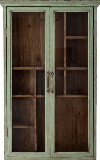 Bloomingville Hazem Cabinet GREEN 50X 14X 80 cm Bloomingville Hazem Cabinet GREEN 50X 14X 80 cm