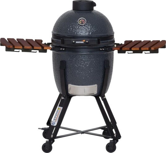 Mustang Kamado kullgrill Grå 38 cm Grå Mustang Kamado kullgrill Grå 38 cm Grå