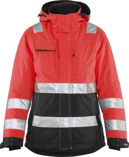 Blåkläder Vinterjakke 4872 Varsel, Rød/Svart L