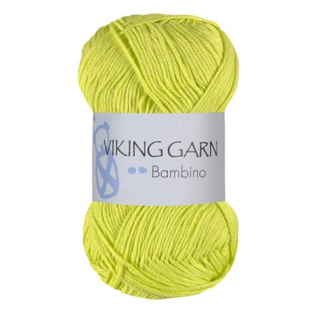 Viking Garn Bambino 437 - Gulgrønn