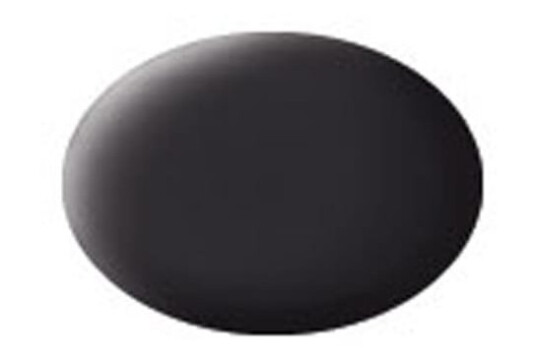Revell Aqua Color No 6 Tar Black - Matt 18ml