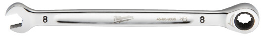 Milwaukee Maxbite 8mm Ringskrallenøkkel med Ratchet