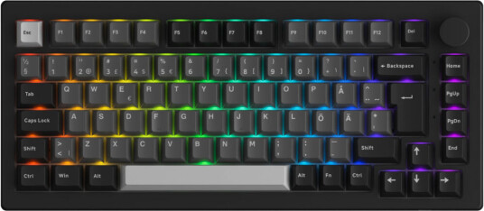 Akko 5075B Plus-S Trådløst Gamingtastatur med RGB Svart Akko 5075B Plus-S Trådløst Gamingtastatur med RGB Svart