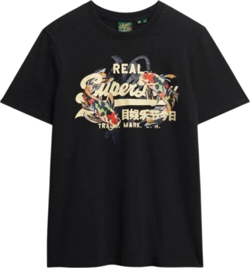 Superdry Vl Tokyo Relaxed Tee - Black - S