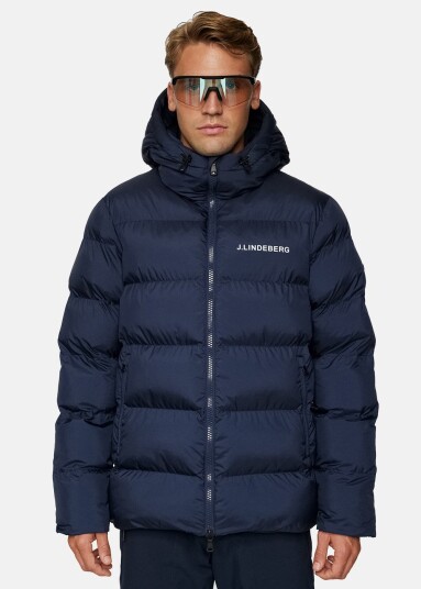 Barek Padded Jacket White And Jl Navy M  Vinterjakker