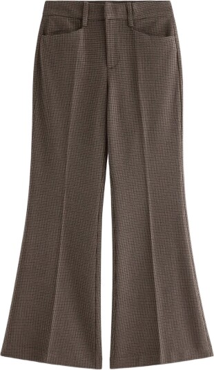 Lindex Flare Trousers BROWN 40