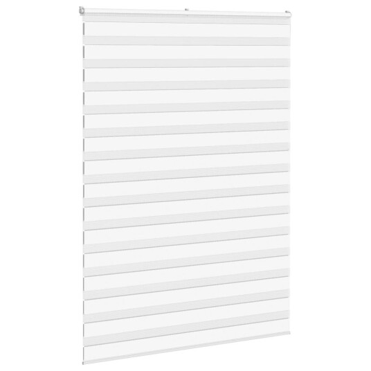 Sebragardin hvit 160x230 cm stoff bredde 155,9 polyester