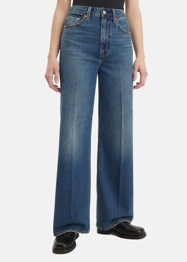 Levi's® Ribcage Wide Leg Polar Peri 25/32 Hverdagsbukser Levi's® Ribcage Wide Leg Polar Peri 25/32 Hverdagsbukser