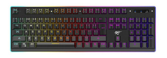 Havit RGB semi-mechanical gaming keyboard Wired Nordic Havit RGB semi-mechanical gaming keyboard Wired Nordic