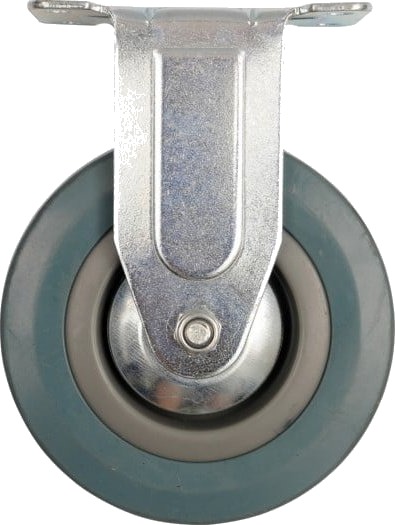 Vorel Fast Hjul Med Grå Gummi 50 Mm