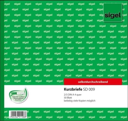 Sigel Sd009 Forretningsskjema Sd009