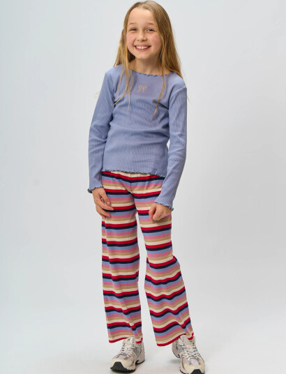 The New Tnrosie Wide Rib Pants - Multi/patterned - 158/164