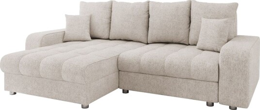 Smolmark Sovesofa med Sjeselong 3 seter Beige