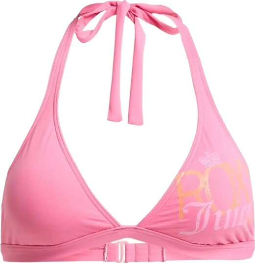 Roxy Roxy Juicy Fixed Tri Halter Pink L Roxy Roxy Juicy Fixed Tri Halter Pink L