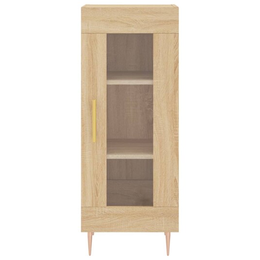 vidaXL Skjenk sonoma eik 34,5x34x90 cm konstruert tre vidaXL Skjenk sonoma eik 34,5x34x90 cm konstruert tre