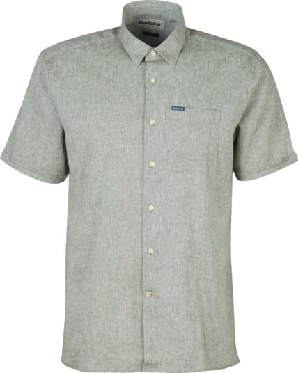 Barbour Men's Nelon Shortsleeve Summer Shirt M , Bleached Olive Barbour Men's Nelon Shortsleeve Summer Shirt M , Bleached Olive
