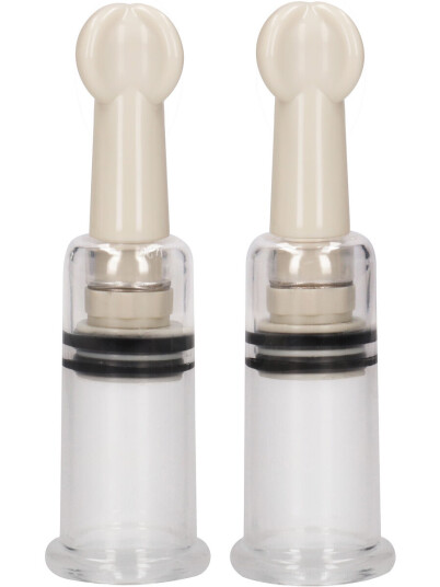 Shots Toys - Pumped Pumped: Nipple Suction Set, small, gjennomsiktig