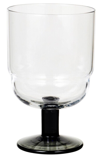 Broste Copenhagen Nordic Bistro r?dvinsglass 25 cl Clear-smoke stem