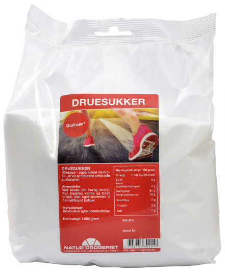 Natur Drogeriet Natur-Drogeriet Druesukker Rent (Glukose) 1 Kg Natur Drogeriet Natur-Drogeriet Druesukker Rent (Glukose) 1 Kg