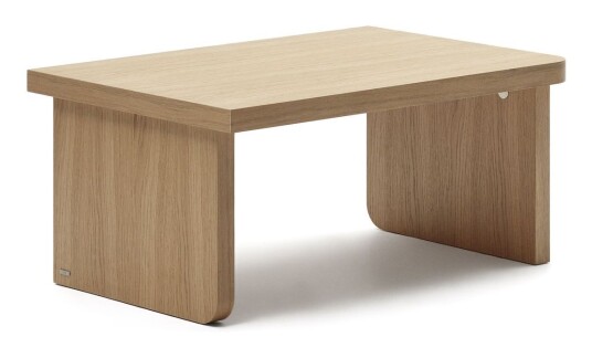 Kave Home Litto Sofabord, Eikefiner, 82x60 Unoliving