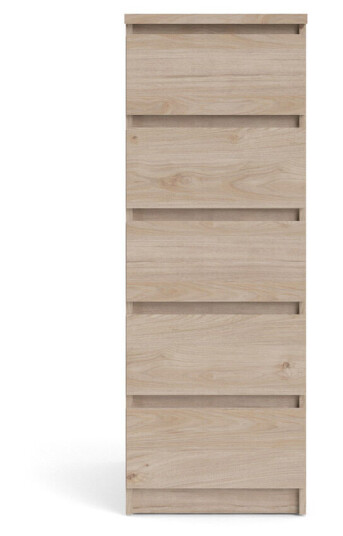 Nada kommode 5 skuffer Hickory dekor.
