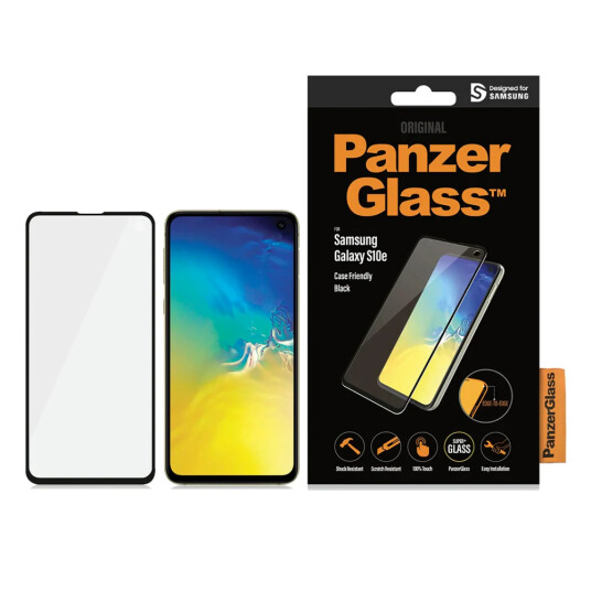 PanzerGlass Samsung Galaxy S10e PanzerGlass Edge-To-Edge Skjermbeskytter - Svart