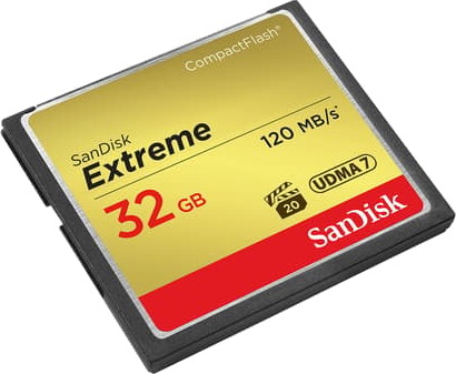 SanDisk Extreme 32gb Compactflash Kort