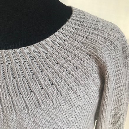 Top Down Genser av Rito Krea Genser Strikkeoppskrift str S XL Top Down Genser av Rito Krea Genser Strikkeoppskrift str S XL
