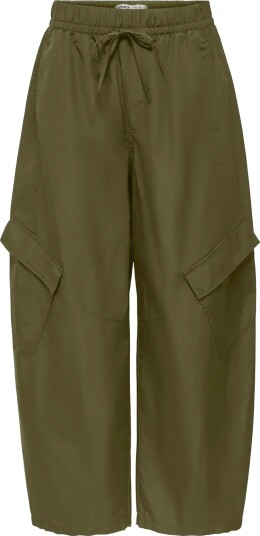ONLY Onlayana Mw Ank Barrel Cargo Pant Pnt Khaki green L x 32