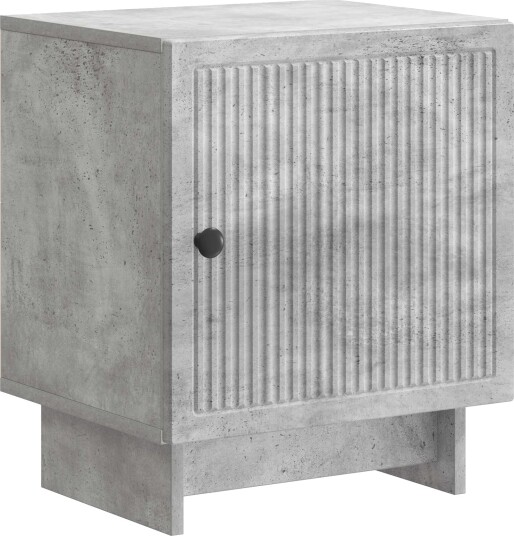  Nattbordskap Betonggrå 43 x 34,5 x 50 cm Konstruert tre