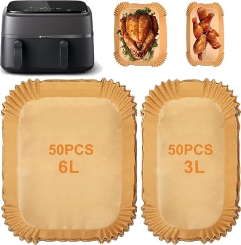 Bakepapir Air Fryer Bakepapir 6L/3L Modeller NA350/300 og NA550/500 100 Stykker