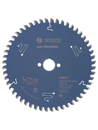 Bosch Expert Sirkelsagblad 160 mm for Aluminium - 52 Tenner