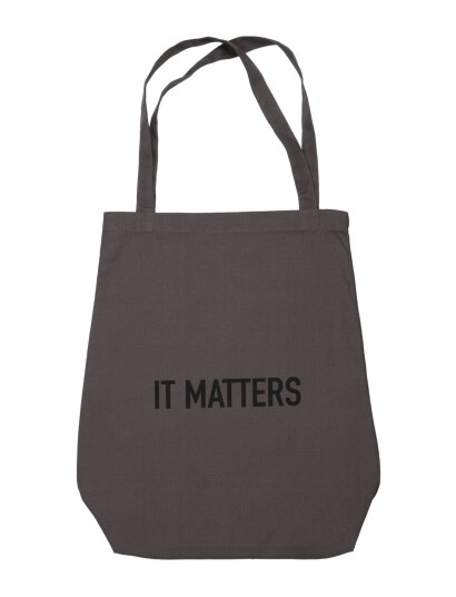 The Organic Company It Matters Bag Grey ONE SIZE The Organic Company It Matters Bag Grey ONE SIZE