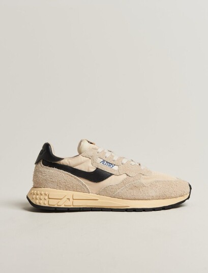 Autry Reelwind Running Sneaker Ecru/Black