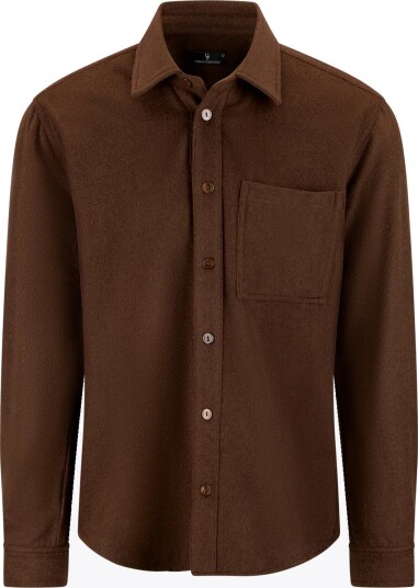 Urban Pioneers Orazio Wool Shirt Brun XXL Urban Pioneers Orazio Wool Shirt Brun XXL