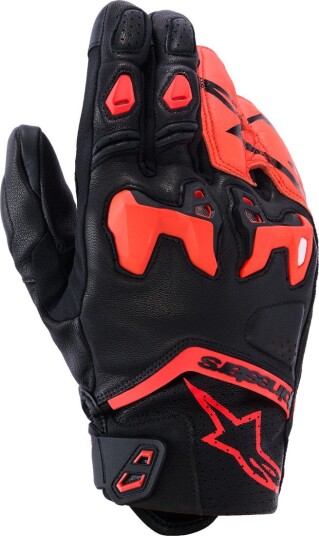 MC-hansker Alpinestars SP-R Tech Svart/Rød/Fluo XXL