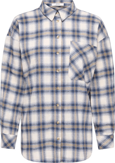 JDY Jdymauve L/S Check Loose Shirt Wvn Grey L