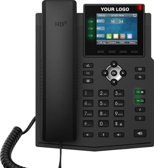 Fanvil X3U IP-telefon Svart Fanvil X3U IP-telefon Svart