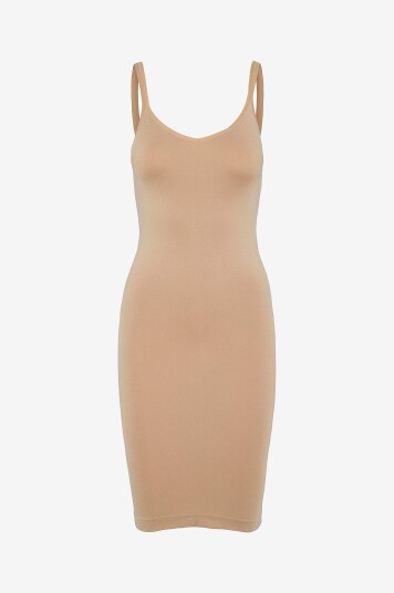 pieces Underskjørt pcBallroom Long Singlet BC Natur pieces Underskjørt pcBallroom Long Singlet BC Natur