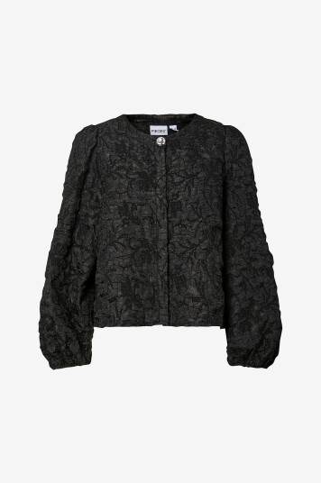 pieces Bluse pcGretchen LS Top Wvn D2d Svart