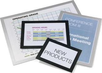 Magnetramme Durable A4 svart, 2 stk. Magnetramme Durable A4 svart, 2 stk.