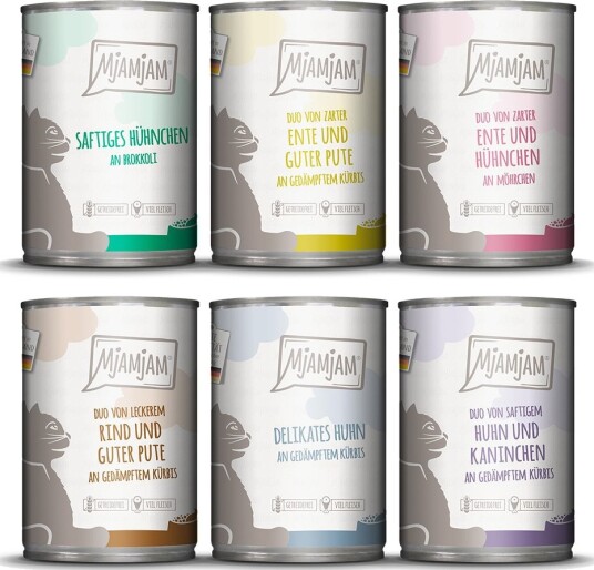 Mjamjam Våtfôr Mixpack Mix 2 6 Varianter 24 X 400 G