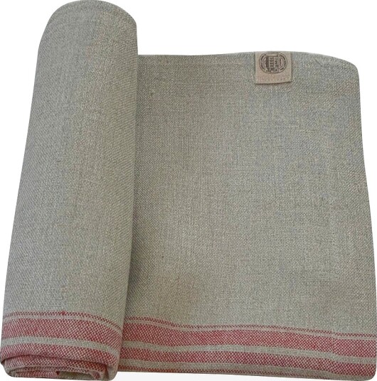 Lovely Linen   Bordløper Heritage i presset lin   Beige