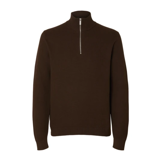 Selected Homme Herre Strikkevarer Brun L Selected Homme Herre Strikkevarer Brun L