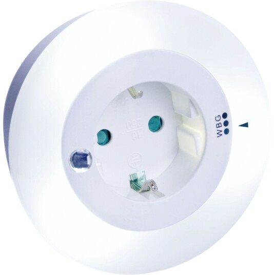 REV LED-sokkel m/ nattlampe m/ farger 1W