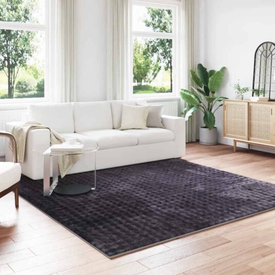  Områdetepper Torget SIROLO Beige 120 x 120 cm Polyester
