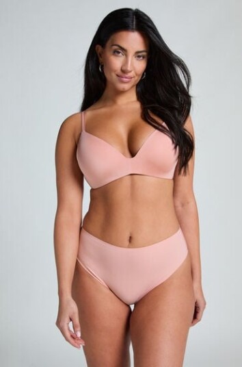 Hunkemöller Brasiliansk truse Smooth Rosa