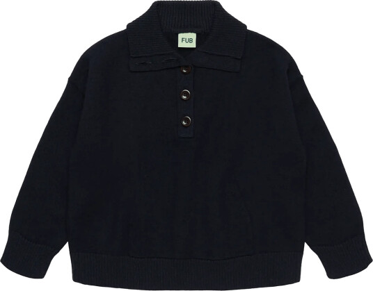 FUB Felted Anorak   Navy   110